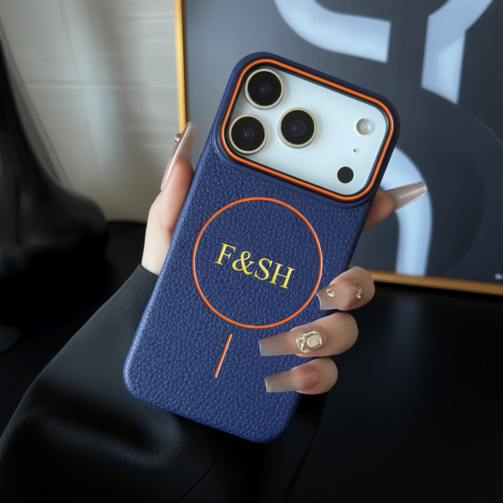 Monogram Case — Blue